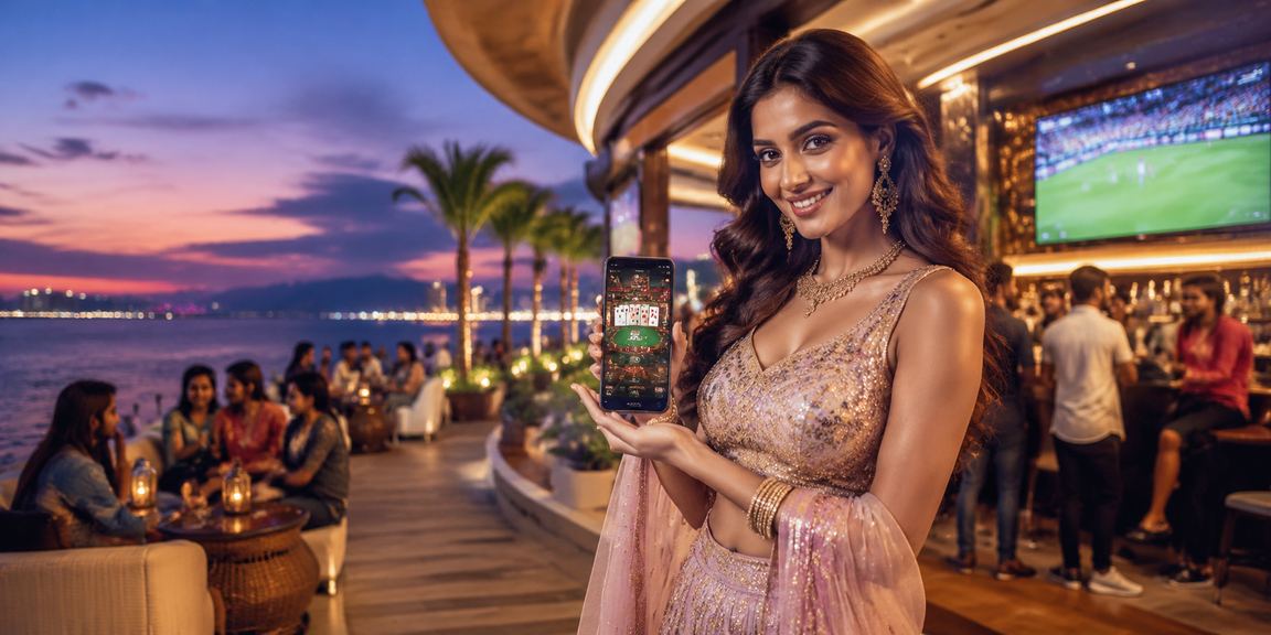 Live Casino dealer interacting with players